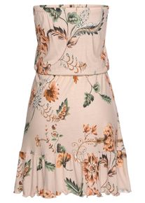 Buffalo Sommerkleid Damen Gr&ouml;&szlig;e 38 beige / mischfarben