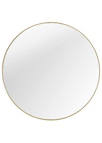 Xora Wandspiegel , Metall, Glas , rund , 62.8x62.8x1.5 cm , Spiegel, Wandspiegel