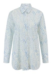 Peter Hahn - Long-Bluse, weiss, Gr. 48, Baumwolle