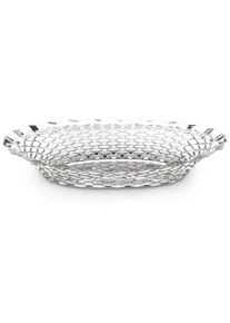 Roger Orfevre Franz&ouml;sischer Brotkorb oval klein Edelstahl