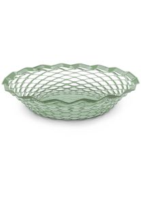 Roger Orfevre Franz&ouml;sischer Brotkorb rund Gr&uuml;n