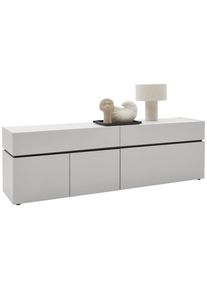 Voleo Lowboard , Kaschmir , Kunststoff , 2 Schublade(n) Schubladen , 180x57x40 cm , Typenauswahl, Beim&ouml;bel erh&auml;ltlich, stehend, h&auml;ngend , Wohnzimmer, TV M&ouml;bel, Lowboards, Lowboards stehend