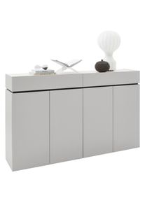 Voleo Sideboard , Kaschmir , Holzwerkstoff , 4 F&auml;cher , 2 Schublade(n) Schubladen , 180x111x40 cm , Typenauswahl, Beim&ouml;bel erh&auml;ltlich, stehend , Kleinm&ouml;bel, Kommoden, Sideboards