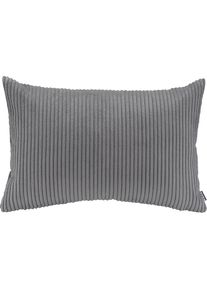 HOCK H.O.C.K., Dekokissen &raquo;Corduroy&laquo; weiches Cord, grau, cord, Polyester, 1 Stk.