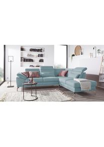 Sit & More Sit & More, sit&more Dekokissen &raquo;Scorpio&laquo; 2er-Set Nierenkissen, aqua, unifarben, Strukturstoff, 2 Stk.