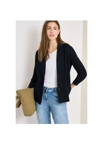 Cecil, Unisex, Sweatblazer mit Knopfverschluss und Viskose, universal blau, M (40), Sweat-Blazer f&uuml;r Unisex von Cecil