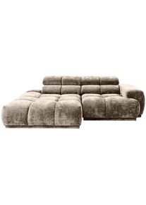 Mid.you Ecksofa , Taupe , Textil , L-Form, Ottomane links , 239x150 cm , Made in EU , Stoffauswahl, seitenverkehrt erh&auml;ltlich , Wohnzimmer, Sofas & Couches, Wohnlandschaften, Ecksofas