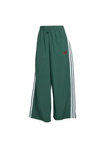 adidas Sportswear, Femmes Pantalon de sport, vert fonc&eacute; / blanc