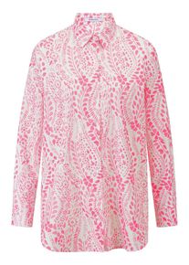 Peter Hahn - Long-Bluse, weiss, Gr. 44, Baumwolle