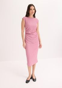 Shirtkleid aus strukturiertem Cr&ecirc;pe in rosa, Gr&ouml;sse 36/38 (S), bonprix