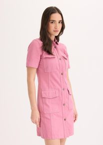 Minikleid aus reiner Baumwolle in rosa, Gr&ouml;sse 48, 100% Baumwolle, bonprix