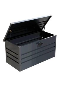 Wellker Gartenbox 320 L Metall Auflagenbox anthrazit g&uuml;nstig