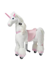 My Baby Lou Schaukelpferd , Rosa, Weiss , Metall, Kunststoff, Textil , 76 cm , unisex , EN 71 , Fussst&uuml;tzen, Haltegriffe , Spielzeug, Kinderfahrzeuge, Sonstige Kinderfahrzeuge