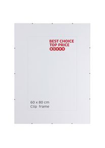 Boxxx Cliprahmen , Klar , Glas , rechteckig , 60x80 cm , Bilder & Rahmen, Bilderrahmen, Bilder - & Fotorahmen