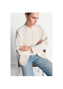 Richroyal, Unisex, RICHROYAL Blouson ohne Kapuze Regular fit mit Knopfdetail, pearl wei&szlig;, M, Elegante Jacke von Rich & Royal