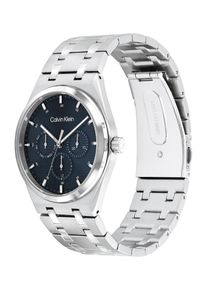 Calvin Klein, Hommes Montre &agrave; affichage analogique 'Motion', bleu marine / argent