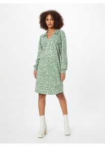 Ichi Blusenkleid 'KATE' Damen Gr&ouml;&szlig;e 34 grasgr&uuml;n / wei&szlig; Sommerkleid