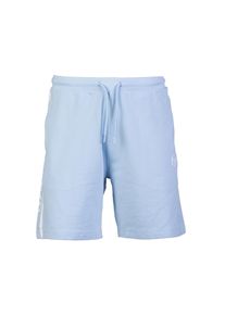 Sergio Tacchini Sportshorts 'ABBEY' Herren Gr&ouml;&szlig;e L hellblau / schwarz / wei&szlig;