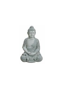 Ackerman Dekofigur &raquo;G. Wurm Buddha sitzend in Grau&laquo;, grau, Polyresin, B/H/T: 35 cm x 62 cm