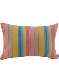 HOCK H.O.C.K., Dekokissen &raquo;Yucatan Outdoor Kissen&laquo; mit bunten Streifen, mais, salmon, gestreift, Polyacryl (dralon ), 1 Stk.