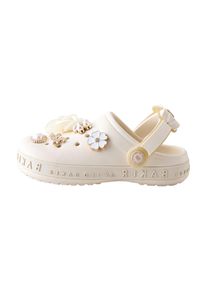 Baker By Ted Baker Clogs M&auml;dchen Gr&ouml;&szlig;e 38 creme / gold / perlwei&szlig;