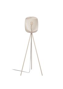 Eglo Stehleuchte , Sandfarben , Metall , 140.5 cm , Lampen & Leuchten, Innenbeleuchtung, Stehlampen, Stehlampen