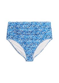 Swim by Zizzi, Femmes Bas de bikini 'Stella', bleu / azur / blanc