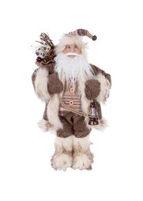 MyFlair M&ouml;bel & Accessoires, Weihnachtsmann &raquo;Weihnachtsdeko&laquo; H&ouml;he ca. 61 cm, braun, Vinyl, B/H/T: 19,5 cm x 61,5 cm x 28,5 cm