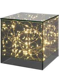Creativ Light, Creativ light Dekoobjekt &raquo;Weihnachtsdeko&laquo; 15 LED, grau, B/H/T: 15 cm x 15 cm x 15 cm