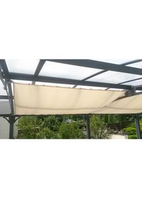 Floracord, Seilspannsonnensegel &raquo;Innenbeschattung&laquo; BxT: 330x200 cm, 1 Bahn, elfenbeinfarben, Polyester, B/T: 330 cm x 200 cm
