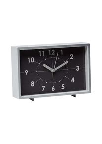Ackerman , Tischuhr &raquo;Chic Mic Vintage&laquo; Einstellbarer Wecker, schwarz, wei&szlig;, Einheitsgr&ouml;&szlig;e, Betrieb mit AA-Batterien: Unkomplizierte Stromversorgung einfach 