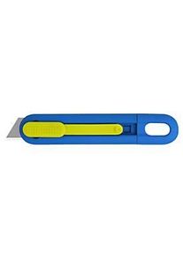 PHC Sicherheitsmesser Volo&trade;, f&uuml;r Links-/Rechtsh&auml;nder, Auto-Klingenr&uuml;ckzug, Umh&auml;nge&ouml;se, Kunststoff, blau-gelb