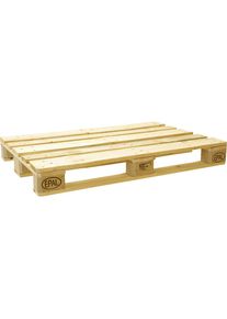 Europalette, EUR1, ISPM 15, einzeln bestellbar, LxBxH 1200 x 800 x 144 mm, Holz