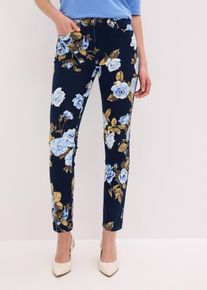 7/8-Stretch-Hose aus Baumwolle in blau, Gr&ouml;sse 40, 97% Baumwolle, bonprix