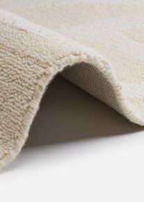 Kelim-Teppich mit graphischer Musterung in beige, 50x90 cm, bonprix