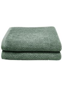 Dyckhoff, Handt&uuml;cher &raquo;Popcorn&laquo;, tanne, Frottier, Baumwolle, 2 Stk.