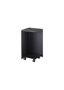 Yamazaki, Toilettenpapierhalter &raquo;Tower mit Rollen 23,5 x 43 cm&laquo;, schwarz, Metall