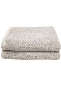 Dyckhoff, Handt&uuml;cher &raquo;Popcorn&laquo;, beige, Frottier, Baumwolle, 2 Stk.