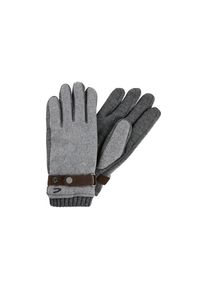Camel Active, Herren, Camel Active Strickhandschuhe mit Schnalle und Druckkn&ouml;pfen, Woll-Anteil, grau melange, M, Handschuhe von Camel Active