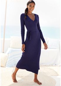 Lascana Witt Damen Strickkleid, marine, Gr&ouml;&szlig;e 36/38, 80% Viskose, 20% Nylon