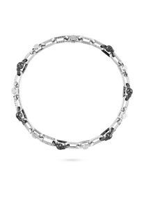 Philipp Plein, Hommes Cha&icirc;ne 'PLEIN EDGE', argent