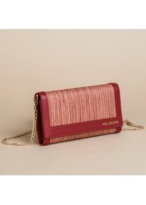 Holzkern Damen Clutch Handtasche Thriving Kirschholz und Gold Wasserabweisend