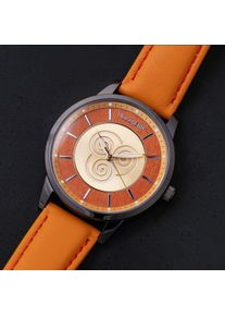 Holzkern; Holzuhr Air Nomads (Ahorn/Orange), Herren, Naturholz