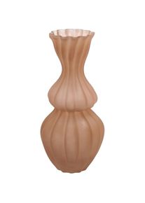 Creativ Home, Creativ home Tischvase &raquo;Vase&laquo; mit floralem Dekor, braun, B/H/T: 30 cm &Oslash; 14 cm