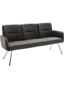 MCA furniture, MCA furniture Sitzbank &raquo;Delane&laquo; 1 Stk. tlg. Taschenfederkern, Lehnenkippfunktion, Armlehnen, beweglicher R&uuml;cken, anthrazit, 