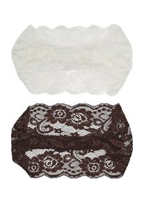 Bershka Stirnband Damen Gr&ouml;&szlig;e One Size ecru / schoko