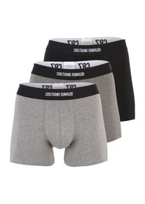 CR7 Cristiano Ronaldo Cr7 - Cristiano Ronaldo Boxershorts Herren Gr&ouml;&szlig;e S grau / schwarz / wei&szlig;