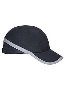 Portwest Anstosskappe PW79, mit 70 mm langem Schirm, Bel&uuml;ftungsl&ouml;cher, verstellbarer Klettverschluss, ABS und Baumwolle, marineblau