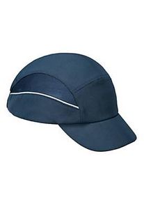 Portwest Anstosskappe PS59 AirTech, mit 50 mm langem Schirm, Bel&uuml;ftungsnetz, reflektierend, gr&ouml;ssenverstellbar, EVA und Nylon, marineblau