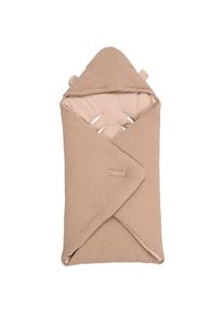 Avelia Einschlagdecke , Beige , Textil , F&uuml;llung: Polyester,Polyester , 100x110 cm , Oeko-Tex&reg; Standard 100 , Schlafen, Kuscheln & Schlafen, Schmusedecken